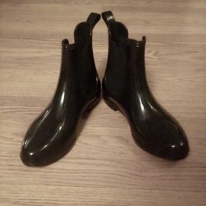 Rainboots Shiny Black